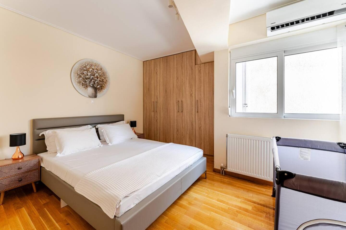 Lux & Style 75Sqm With Private Parking In Athens Apartment Exterior foto