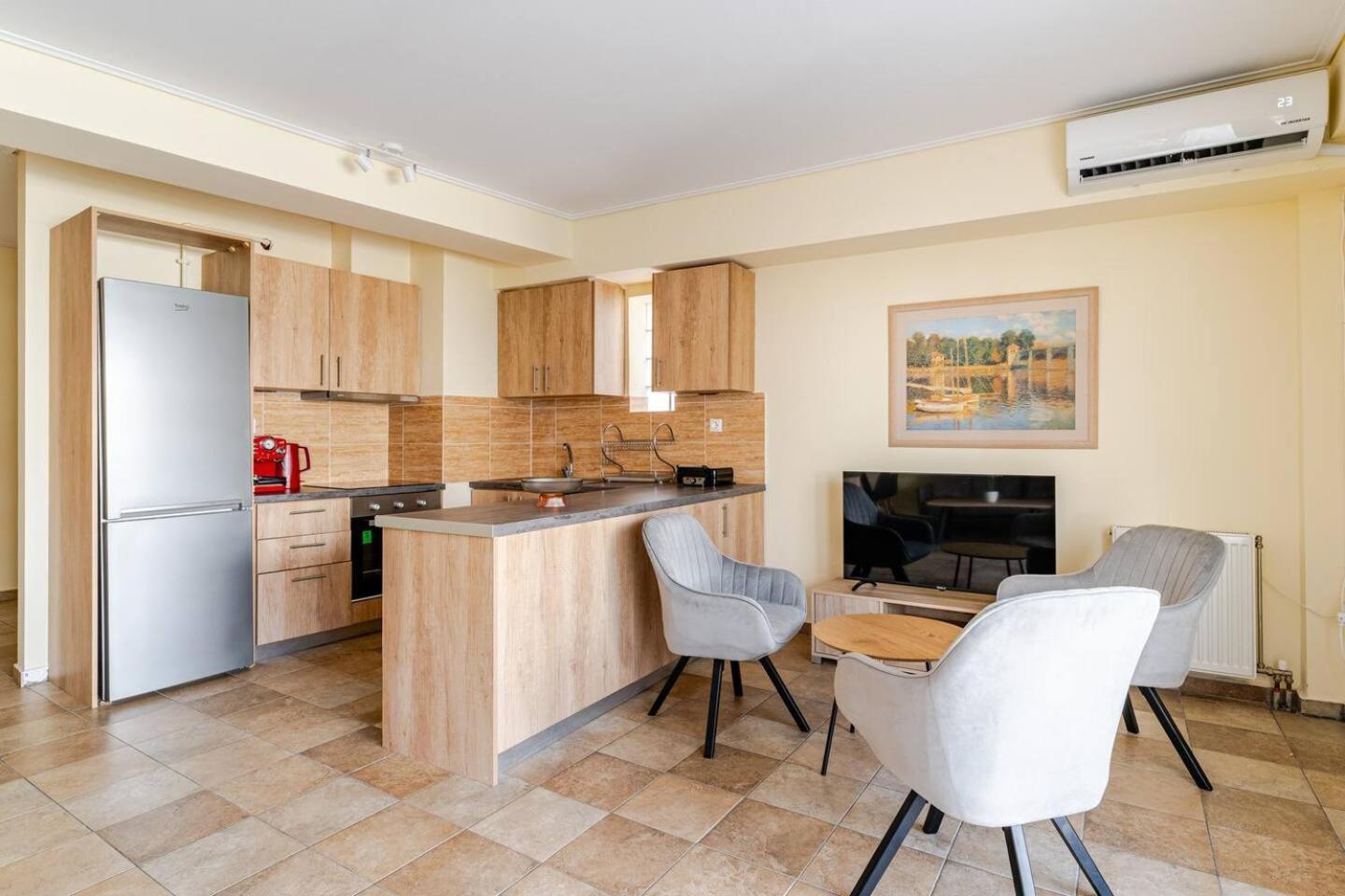 Lux & Style 75Sqm With Private Parking In Athens Apartment Exterior foto