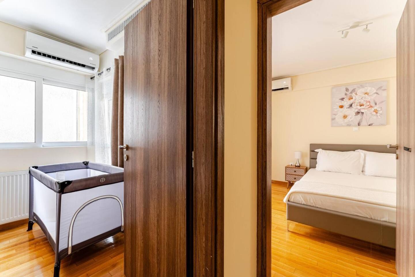 Lux & Style 75Sqm With Private Parking In Athens Apartment Exterior foto